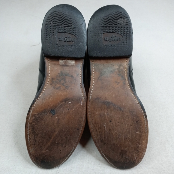 JUSTIN 'Hiram' 506 Kiltie Lace Up Roper Boots Blac - Picture 10 of 11